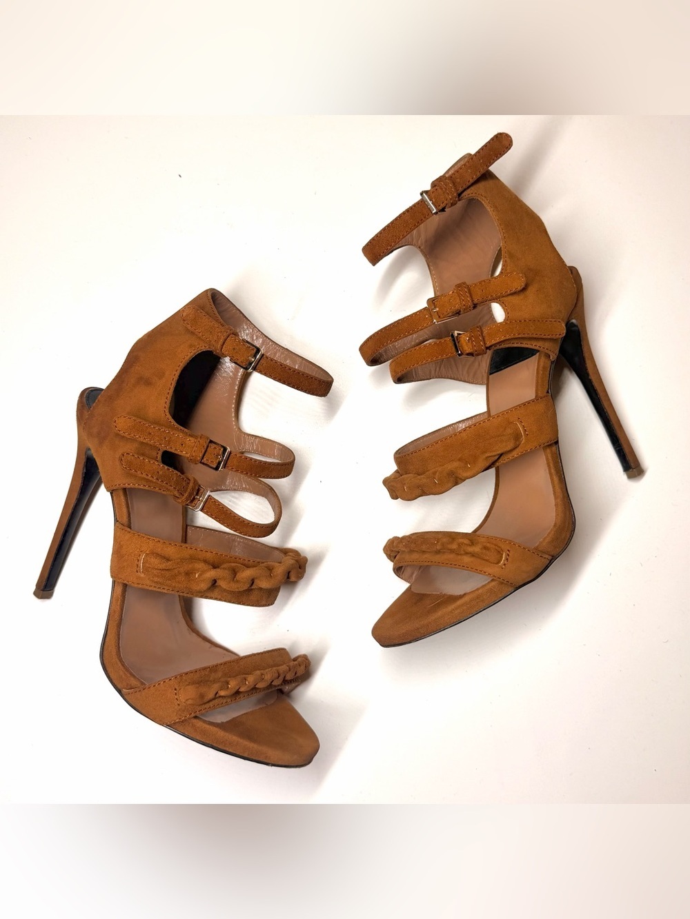 Laurence Dacade Women’s  Braided Strappy High Heel Shoes Size - 39